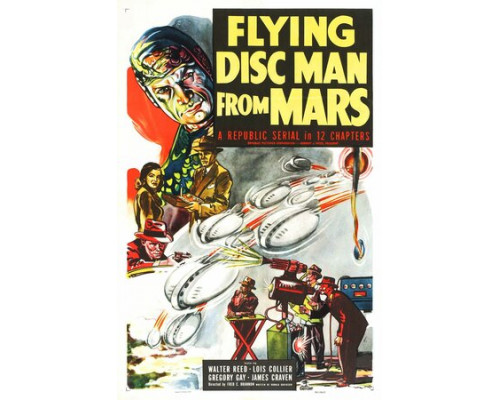 Человек с марсианского летающего диска смотреть онлайн